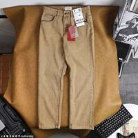 Quần Jean Fapas Form Straight Noise, chất vải denim form suôn thoải mái, năng động, dễ dàng vận động