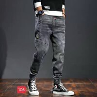 Quần Jean Jogger nam chất liệu Unisex phong cách Hàn Quốc GEMINI - QJ106
