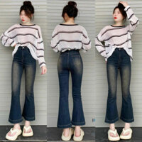 quần jean loang ống lie