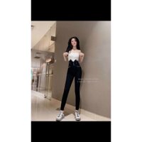 Quần Jean Lưng Cao Co Giãn