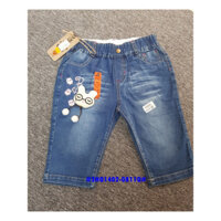 Quần jean lửng ngố nữ tuổi Teen, thêu Kity ,form ôm đẹp ,size to 9t-14t, size đại 9t-14t (28-40kg) - 3HQ1402-0811Q_vk_ca
