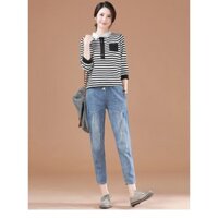Quần jean lưng thun nữ  TB1016