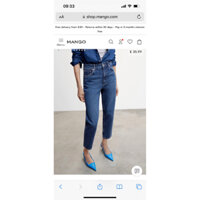 quần jean mango  size 34