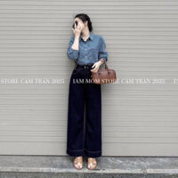 Quần jean màu trầm dễ mặc