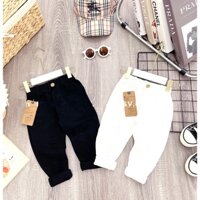 Quần Jean màu trắng/đen cho bé từ 8kg đến 20kg, mặc cùng áo sơ mi, áo thun hoặc áo dài cách tân đều đẹp