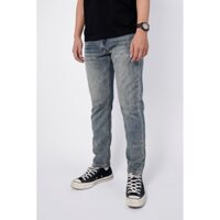 Quần Jean Nam | 𝐆𝐫𝐢𝐩 𝟑𝐃 𝐒𝐥𝐢𝐦 𝐓𝐚𝐩𝐞𝐫𝐞𝐝 𝐉𝐞𝐚𝐧 | Dusty wash cho màu sắc bụi bặm, nam tính