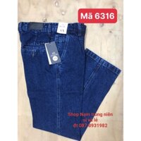 Quần jean Nam 1 Ly  Túi Chéo Dáng Thụng, Chất Vải Dày Dặn + Ảnh thật.