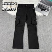 Quần Jean Nam Annies Sphere Xuân Thu Mỹ Retro Cao Cấp Giảm Béo Và Quần Lót Ống Rộng