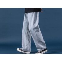 Quần jean nam baggy kiểu ống rộng dáng suông chất bò QJSU02