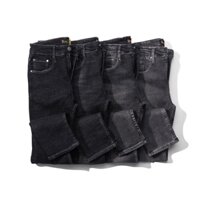 Quần Jean nam basic màu xám cao cấp, chất co giãn DILANO QJ01