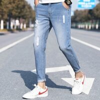 Quần Jean Nam body ống côn - J002A