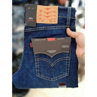 Quần jean nam Cambodia màu xanh rêu đậm Quần bò nam Ống đứng cao cấp Jeans co dãn đẹp thời trang vnxk HAIAN JEAN