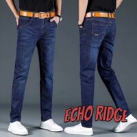 Quần Jean Nam Cao Cấp Công Sở Slim Fit Thời Trang Màu Trơn