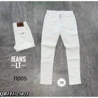 Quần jean nam 🔥Cao Cấp🔥 mẫu trắng rách gối chất bò cao cấp co dãn 4 chiều