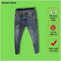 Quần Jean Nam co dãn 4 chiều Julido, dáng Skinny ống côn mẫu mới 2021 WW002 - XANH - 30
