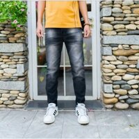 Quần jean nam co giãn đen xám