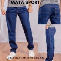 Quần jean nam cotton co dãn rất nhẹ giúp bạn tự tin ống suông Mata Sport 39