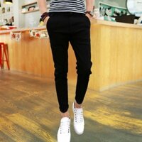 Quần jean nam đen - jean dày co giãn tốt Vakado