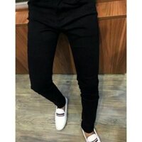 Quần jean nam đen trơn cực chất