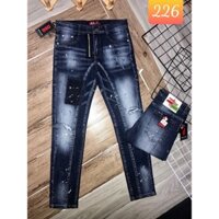 Quần Jean Nam Dqs Vẩy Sơn Cực Chất