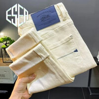 Quần jean nam ESEA thương hiệu phong cách Hồng Kông dáng rộng giản dị phong cách hip-hop POP quần mát mẻ