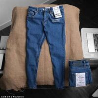 Quần Jean Nam Fapas Form Skinny, chất vải jean dày dặn, co dãn