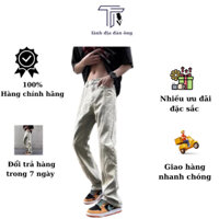 Quần jean nam fom rộng đẹp phong cách tí fashion