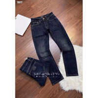 Quần jean nam form rộng chất liệu vải hơi co giãn mềm mại bền màu