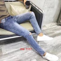 Quần Jean Nam Hàn Quốc Rách Bụi Tphcm Đẹp Co Giãn ,quần jean nam rách gối,quần jean nam hàn quốc