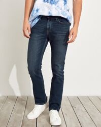 Quần jean nam Hollister HCO-US-J23 Epic Flex Slim Straight medium wash