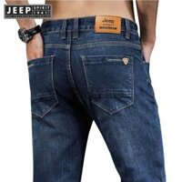 Quần jean nam JEEP SPIRIT 1941 ESTD mùa thu đông, quần ống thẳng dày ấm áp, rộng rãi
