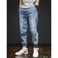 Quần jean nam jogger cao cấp vải dày co dãn tốt mẫu mới nhất hiện nay Phuongnamshop20 kva6  '