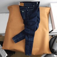 Quần Jean Nam LACOSTE MÀU NAVY ĐẬM Lót Viền Ống Form SlimFit Mềm Mịn Co Giãn Hàng Xuất Xịn Có Big Size
