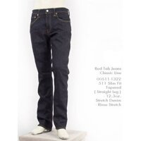 Quần jean nam lee vjs 511 slim fit màu xanh đậm hàng hiệu