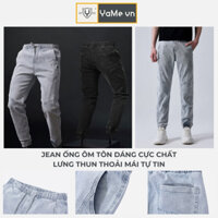 Quần Jean Nam Lưng Thun Ống Ôm Cotton Thời Trang Thương Hiệu Y2010 No Style M102 23539 |YaMe|