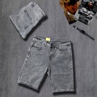 Quần jean nam lửng xám trơn không rách M 14