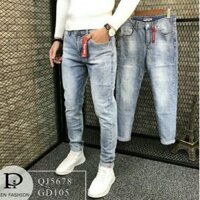 Quần jean nam màu bạc