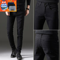 Quần Jean Nam Màu Đen Cao Cấp, Quần Bò Nam Form Dáng Skinny Co Dãn 4 Chiều Đẹp Và Phong Cách