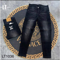 Quần jean nam mẫu mới cao cấp thêu túi sau sang trọng trẻ trung chuẩn form thời trang Thêu túi MS 1036
