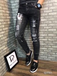 QUẦN JEAN NAM MẪU RÁCH HÀNG CAO CẤP THỜI TRANG SKYFASHION MS651