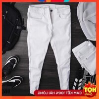 Quần jean nam màu trắng chất bò cao cấp, siêu sang trọng cực chất quần rin nam Nhiều Mẫu Mới thebeautyhouse99 f29