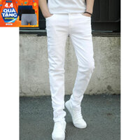 Quần Jean Nam Màu Trắng Skinny ÔM CHân Tôn Dáng, Phong Cách Trẻ Trung Năng Động HODY STORE