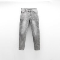 Quần jean nam màu xám xước nhẹ vải co giãn 4 chiều,quần bò nam màu xám xước dáng ôm chất vải cao cấp mh456
