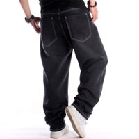 Quần Jean Nam Modis size Lớn Đen Quần Jean Nam Rời Thường Ngày Túi Lớn Hip Hop Quần Biker Quần