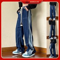 Quần Jean Nam Nữ Dáng Rộng quần jean nữ Phong Cách Hàn Quốc quần jean ống rộng thời trang quần ống rộng Cá Tính quần bò nam