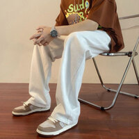 Quần jean nam nữ ống rộng