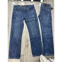 Quần jean nam ống rộng D.G  mã sản phẩm AP0889, quần ống suông nam xanh đậm