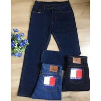 Quần Jean Nam Ống suông 03 màu cơ bản, form chuẩn đẹp size từ 50-90kg Jean002 - Xanh đen Nhạt,Size 30 60-64kg