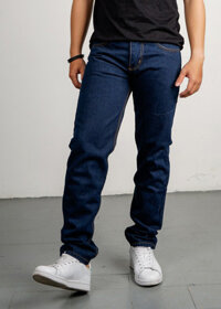 Quần jean nam ống suông Q61 Xanh đen  - 30