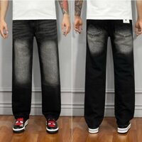Quần jean nam ống suông quần bò nam boy phố